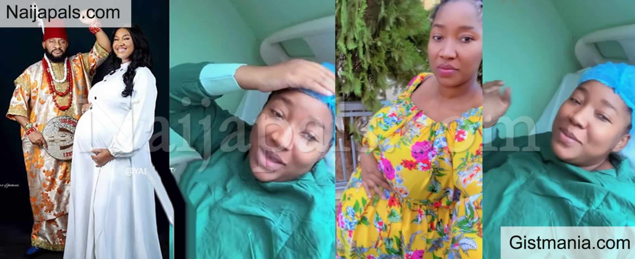 The Baby is Coming - Actor Yul Edochie Shares Video of Wife, Judy Austin in The Labour Ward
