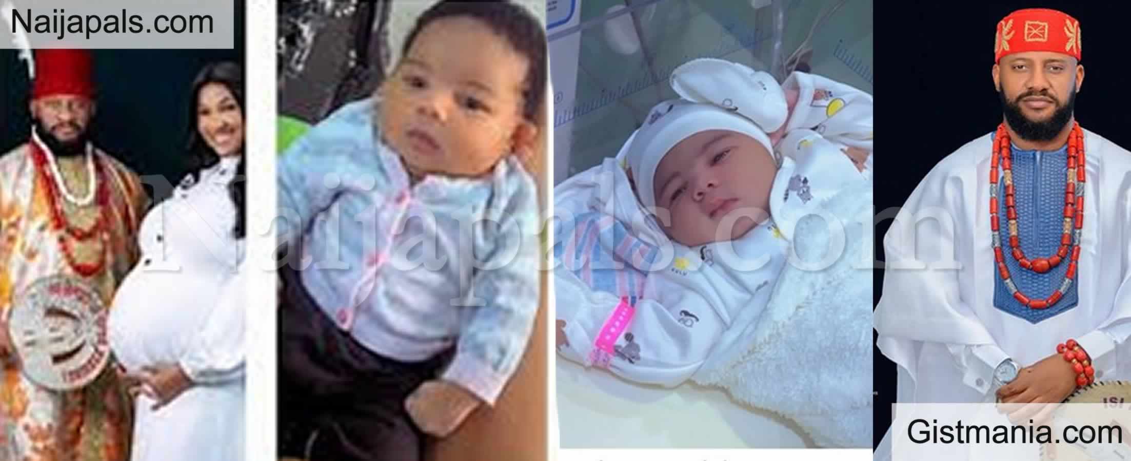 VIDEO: Yul Edochie Unveils Face Of His Newly Born Baby Girl, Universe Storm Ifeyinwa